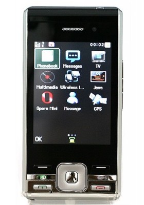 Китайский мобильный телефон FLY-YING F029 с GPS навигатором, цветным телевизором, WIFI, JAVA