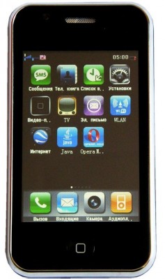 Китайский мобильный телефон FLY-YING F003 - 2SIM копия iPhone 3G с цветным телевизором, WIFI, JAVA